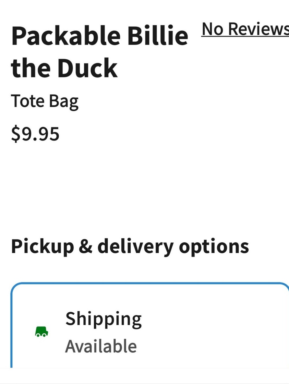 Billie The Duck Packable Bag Blue Gingham Member Exclusive '26 BATH & BODY WORKS - Picture 10 of 12